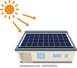 Solar panel, Solar power system, Renewable solution, Eco-friendly, Clean power,illustration, Sustainable technology, Green power, Solar generation, Solar panel design, electricity system,