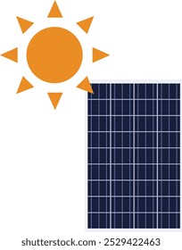 Solar panel, Solar power system, Renewable solution, Eco-friendly, Clean power,illustration, Sustainable technology, Green power, Solar generation, Solar panel design, electricity system,