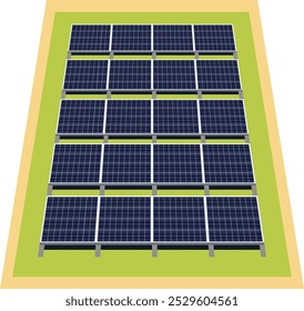 Solar panel, Solar power system, Renewable solution, Eco-friendly, Clean power,illustration, Sustainable technology, Green power, Solar generation, Solar panel design, electricity system,