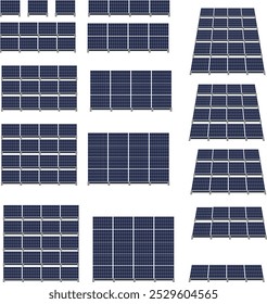 Panel solar, sistema de energía solar, solución renovable, respetuoso del medio ambiente, energía limpia, ilustración, tecnología sostenible, energía verde, generación solar, diseño del panel solar, sistema eléctrico,