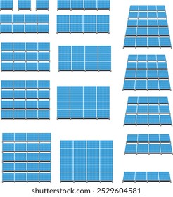Solar panel, Solar power system, Renewable solution, Eco-friendly, Clean power,illustration, Sustainable technology, Green power, Solar generation, Solar panel design, electricity system,