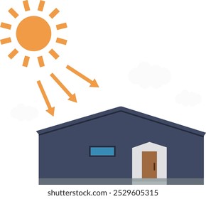 Solar panel, Solar power system, Renewable solution, Eco-friendly, Clean power,illustration, Sustainable technology, Green power, Solar generation, Solar panel design, electricity system,
