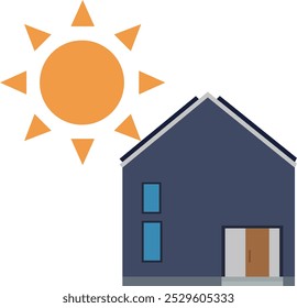 Solar panel, Solar power system, Renewable solution, Eco-friendly, Clean power,illustration, Sustainable technology, Green power, Solar generation, Solar panel design, electricity system,