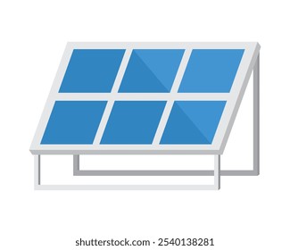 ícone isolado de energia renovável do painel solar