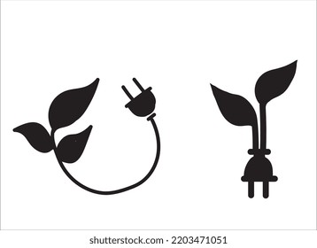 panel solar, icono solar. Conjunto de iconos de ilustraciones de energía alternativa