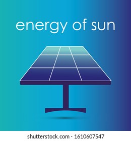 solar panel thin line icon. flat design vector concept illustration for environmental business