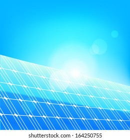 Solar panel. Vector
