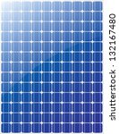 Solar panel vector blue stripes
