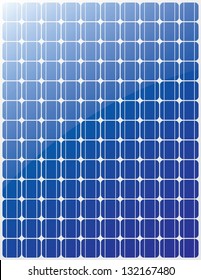Solar panel vector blue stripes