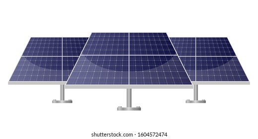 Solar panel vector design illustration isolated on white background