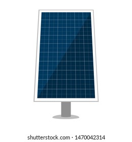 Solar panel vector design of sun energy modules, eco power batteries with photovoltaic solar cells. Green power, alternative renewable energy source, electricity technology
