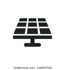 solar panel vector icon