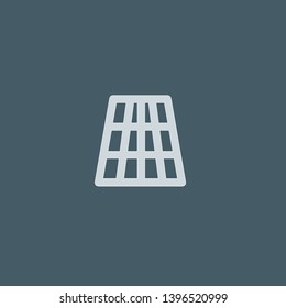 Solar Panel vector icon. Solar Panel concept stroke symbol design. Thin graphic elements vector illustration, outline pattern for your web site design, logo, UI. EPS 10.