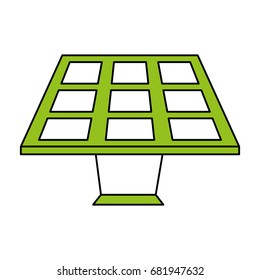 solar panel vector illustration