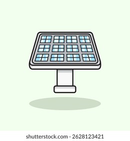 Solar Panel vector Illustration Perfect for eco friendly projects environmental campaigns energy conservation themes and future technology Editable and scalable for digital and print use