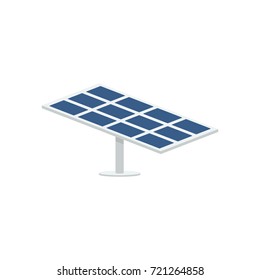 Solar panel vector isolated illustration