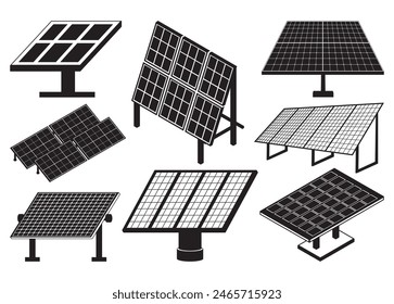 Solar Panel Vector For Print, Solar Panel Clipart, Solar Panel vector Illustration