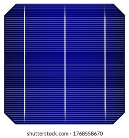 Solar Panels Backgrounds. Solar cell. Detailed vector illustration of blue silicon photovoltaic electric solar panel texture.