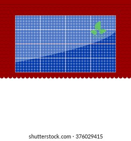 solar panels, clean energy, innovative technologies, cleanliness and economy, Power plant using renewable solar energy, vector illustration of solar panels