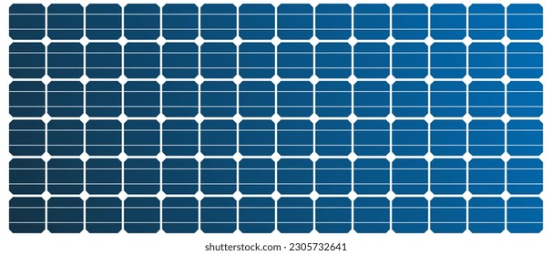 Solar panels. Ecological electricity production. Vector illustration isolated on white background.