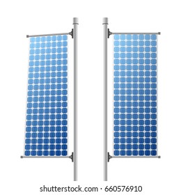 Solar Panels ecological Power Sources Set