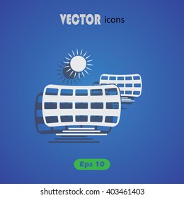 Solar panels icon