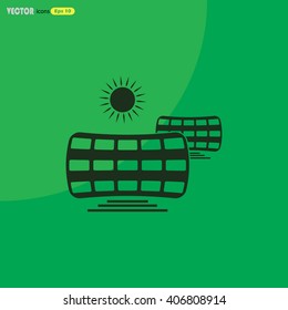 Solar panels icon