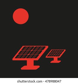 Solar panels Icon