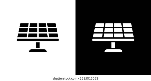 Vector de conjunto de logotipos de paneles solares