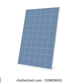 solar panels icon. solar power. fight for ecology. clean fuel. vector illustration.