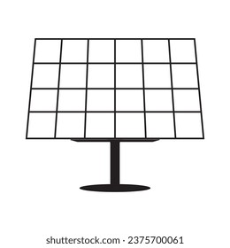Solar panels icon vector illustration symbol design