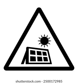 Solar Panels Symbol Sign,Vector Illustration, Isolate On White Background Label. EPS10