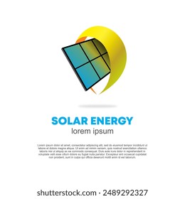 Solar panels vector icon. 3d vector icon isolated on white background solar panel