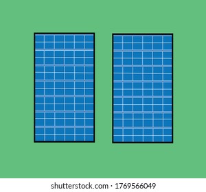 solar panels vector perfect for ads
