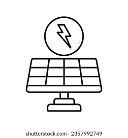 Solar plate Vector Icon which can easily modify or edit

