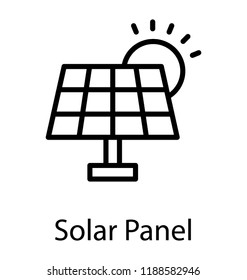 Solar plates with a sun depicting solar panel 
