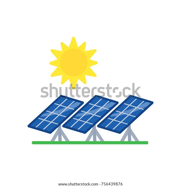 Solar Plates Vector Illustration Stock Vector (Royalty Free) 756439876 ...