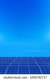 Solar power generation energy background