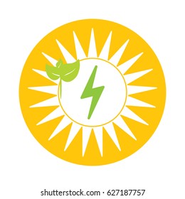 Solar power icon