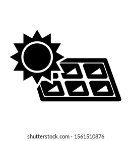 solar power icon isolated sign symbol vector illustration - high quality black style vector icons
