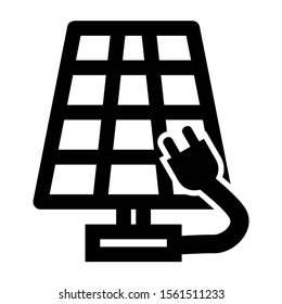 solar power icon isolated sign symbol vector illustration - high quality black style vector icons
