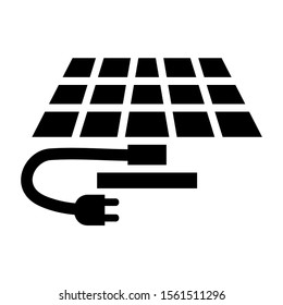 solar power icon isolated sign symbol vector illustration - high quality black style vector icons
