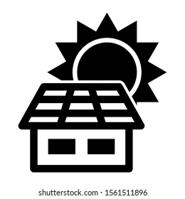solar power icon isolated sign symbol vector illustration - high quality black style vector icons

