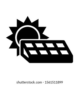 solar power icon isolated sign symbol vector illustration - high quality black style vector icons
