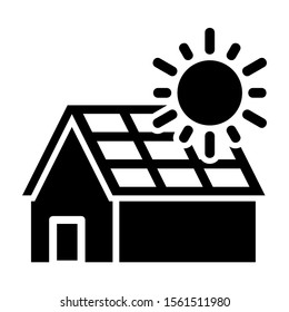 solar power icon isolated sign symbol vector illustration - high quality black style vector icons
