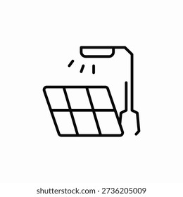 solar power icon sign vector