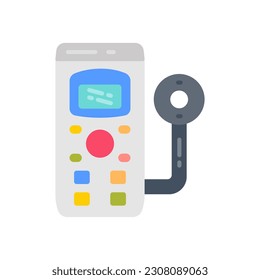 Icono del medidor de energía solar en vector. Ilustración