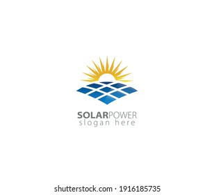 Solar Power Sun Energy logo design