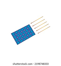 icono del vector de energía solar. plantilla de logotipo de ilustración