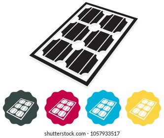 Solar PV Panels - Icon as EPS 10 File